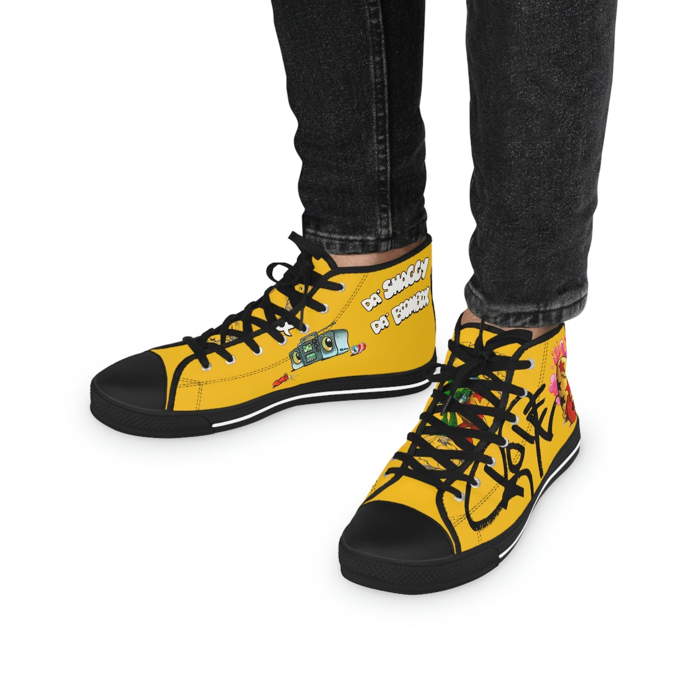 The "BODE CANVAS" Hi-Top Gold #1