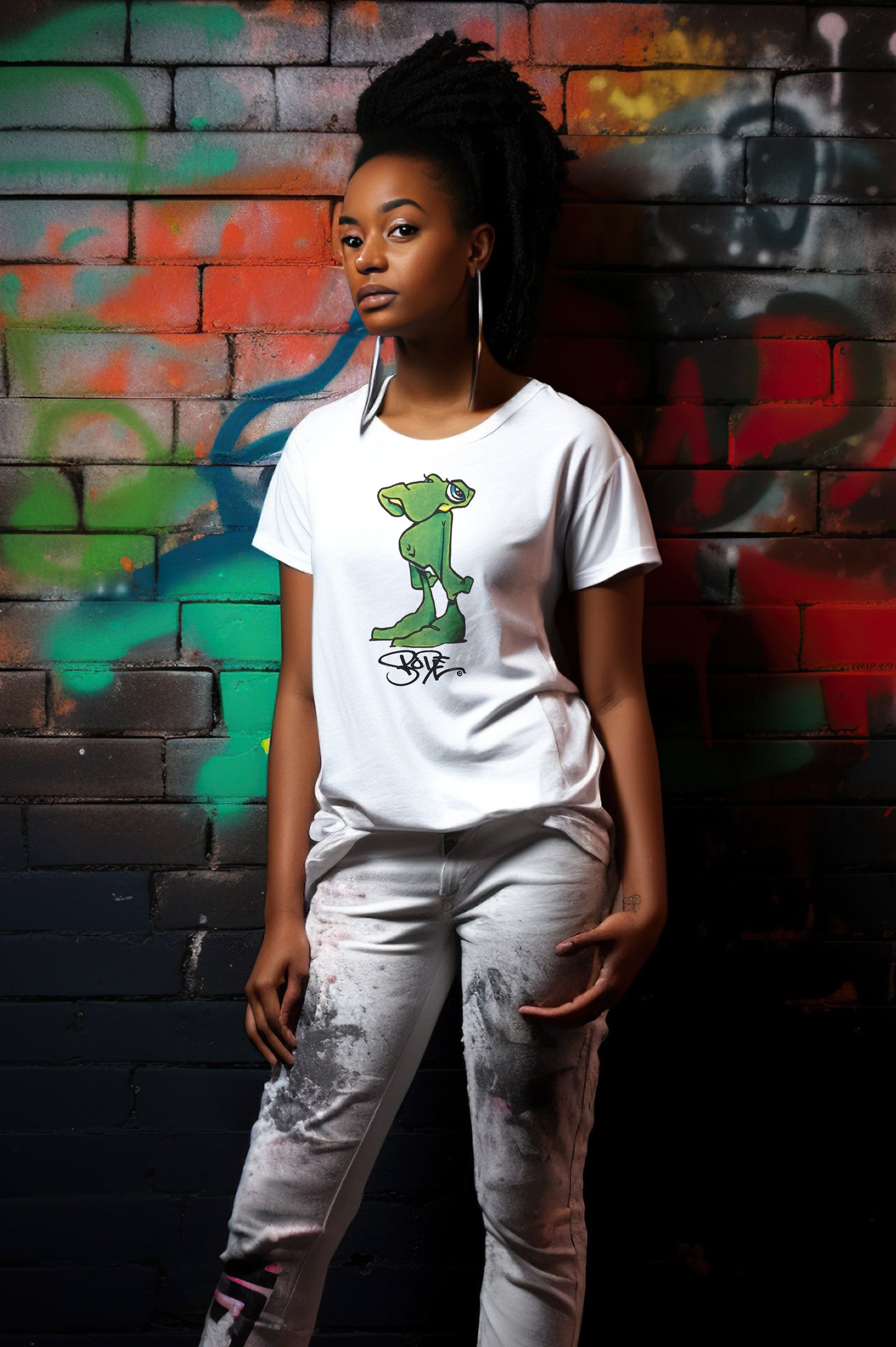 Bode Classic Da'Lizard Limited Edition Tee White