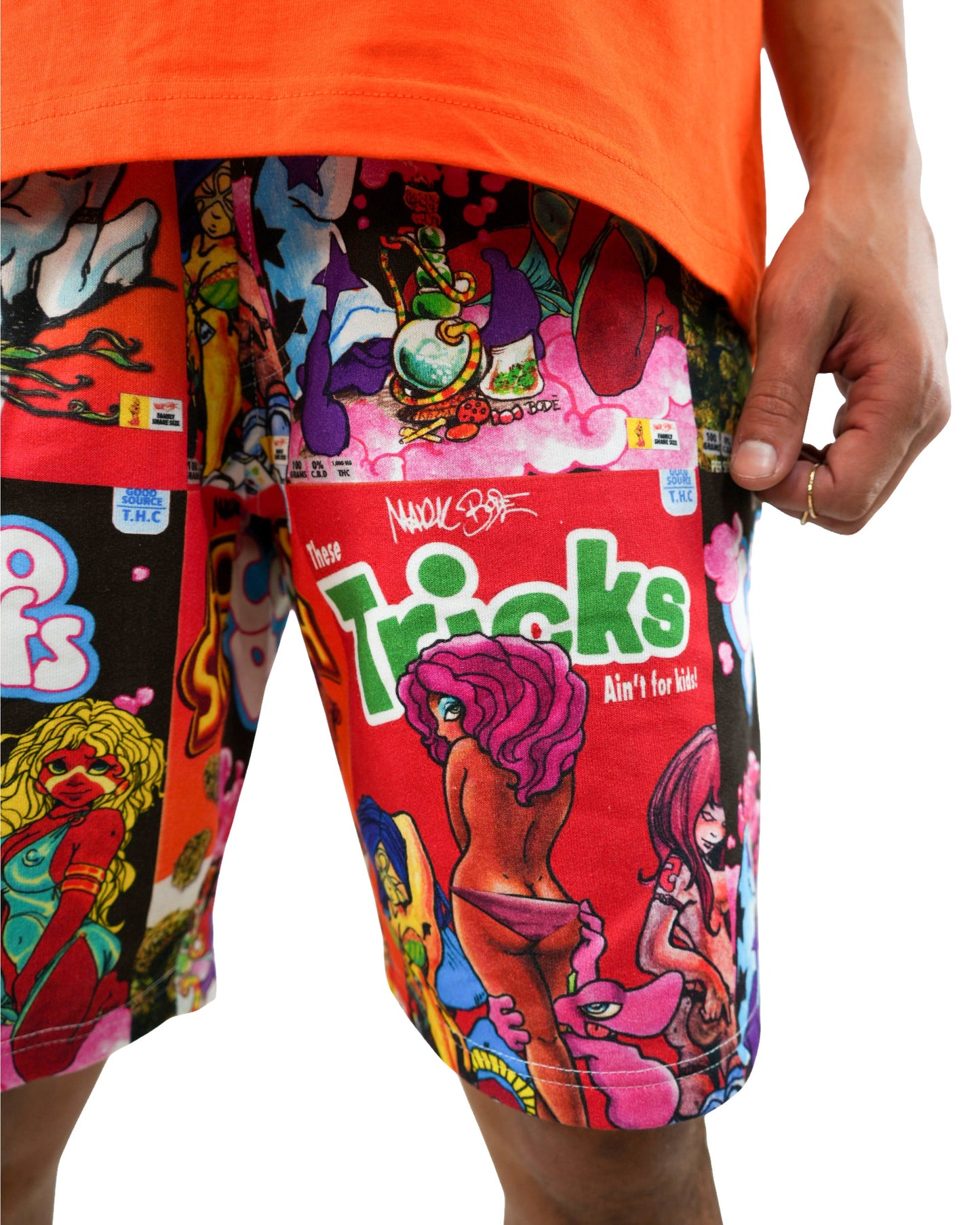 Mark Bodē All Over Print Side A Knit Short