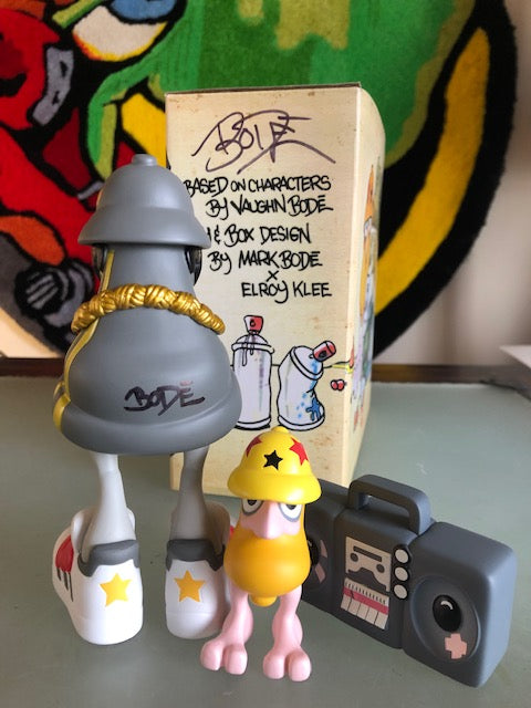 RUN DMCHEECH VINYL TOY - gray
