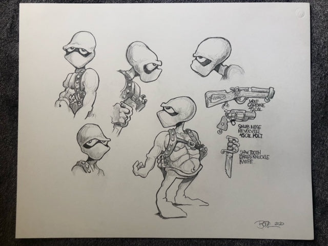 COBALT 60 CHARACTER SKETCHES - Original 1 of 1