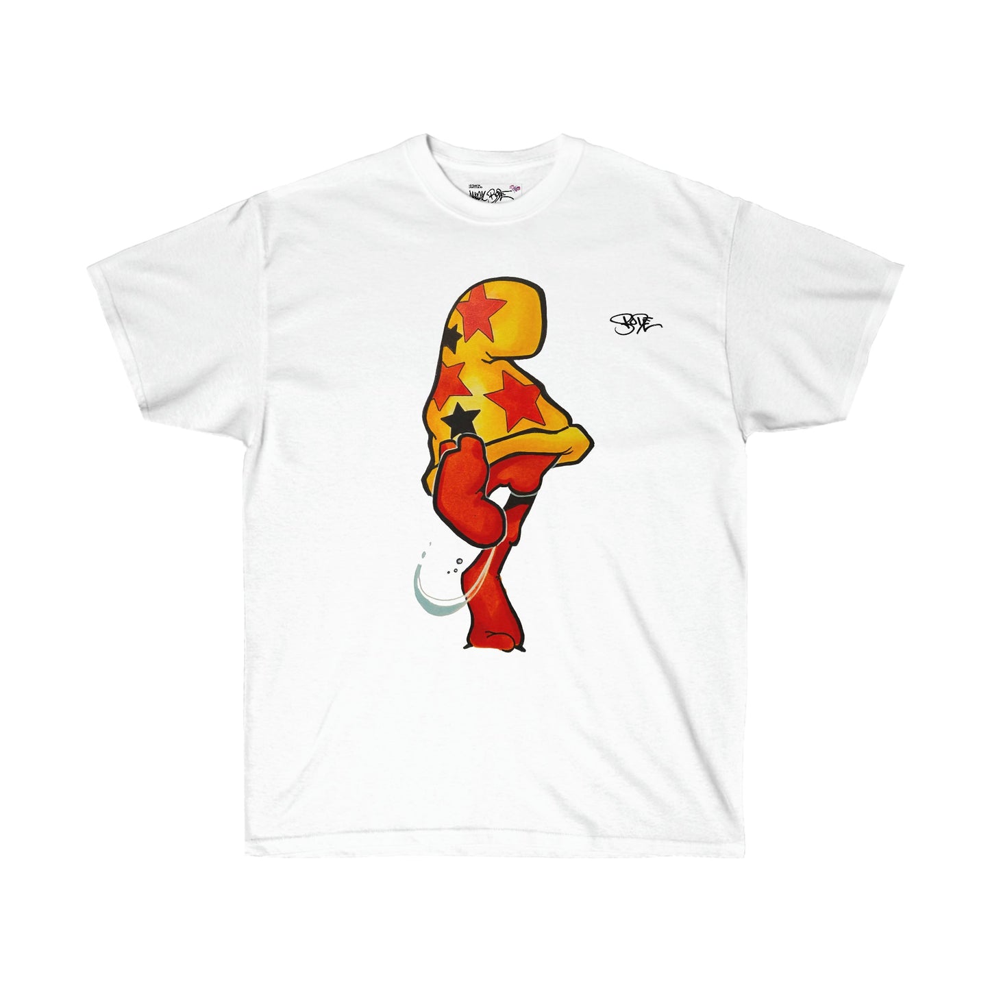 Bode Creed "Classic Cheech Drawing" Limited Edition Tee White