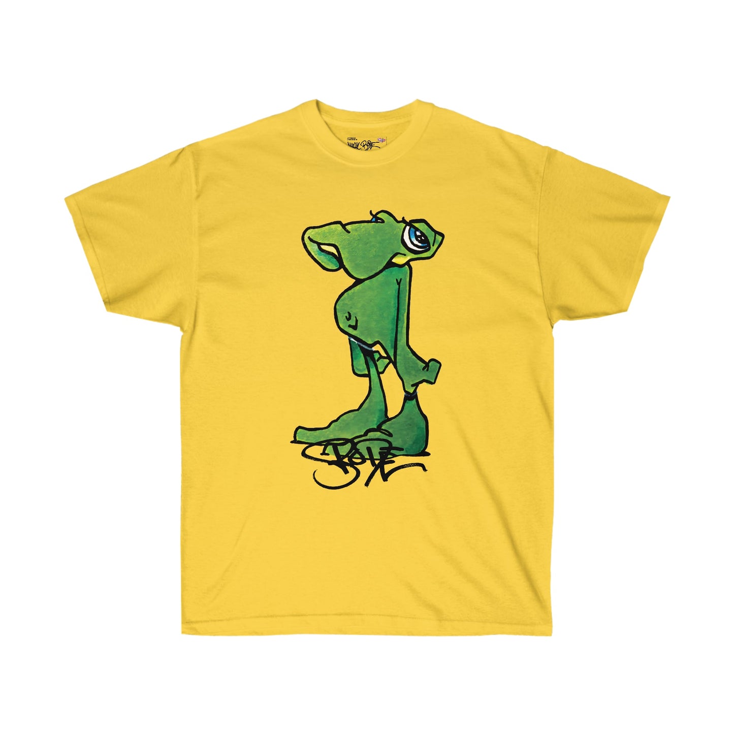 Bode Classic Da'Lizard Limited Edition Tee Yellow