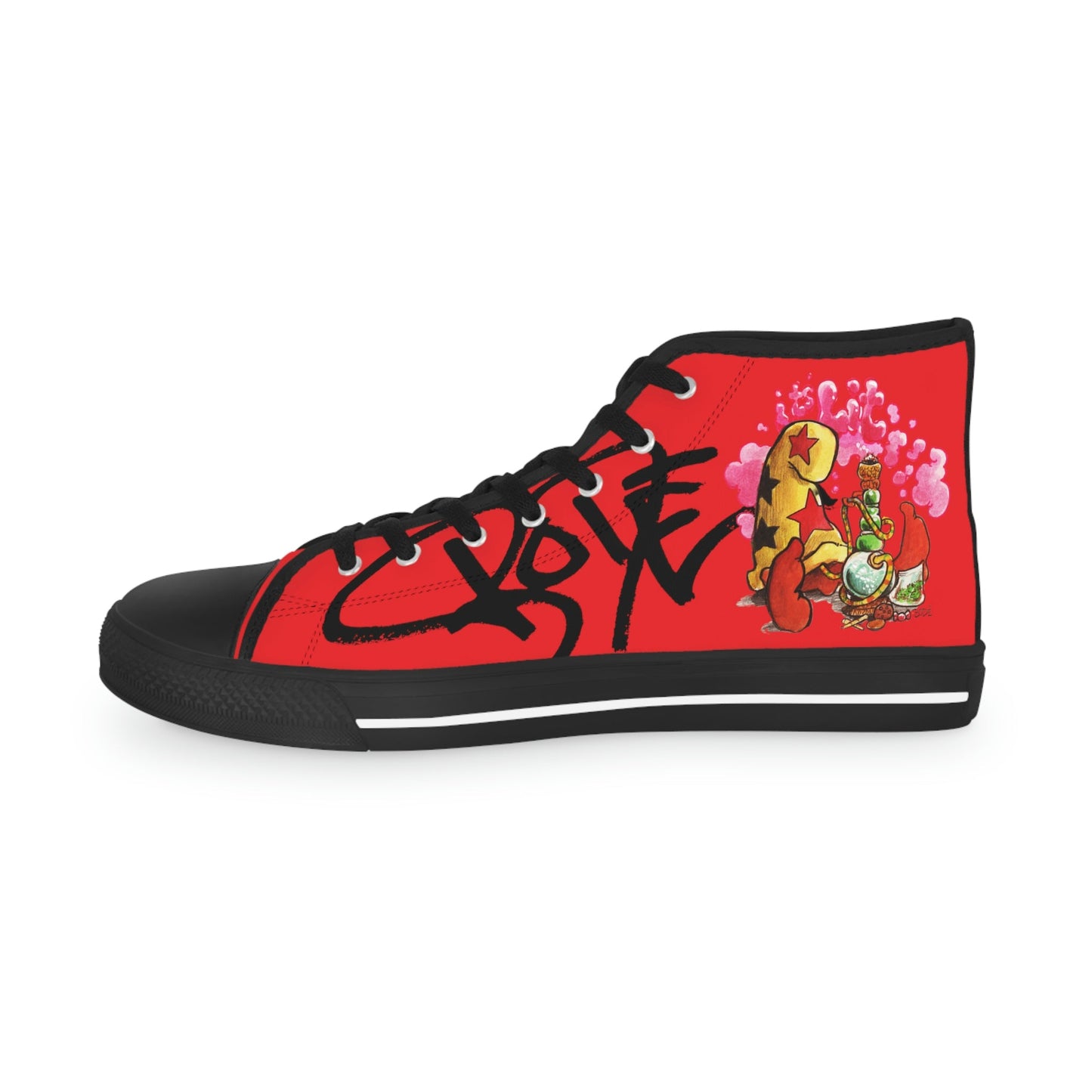 The "BODE CANVAS" Hi-Top Red #1