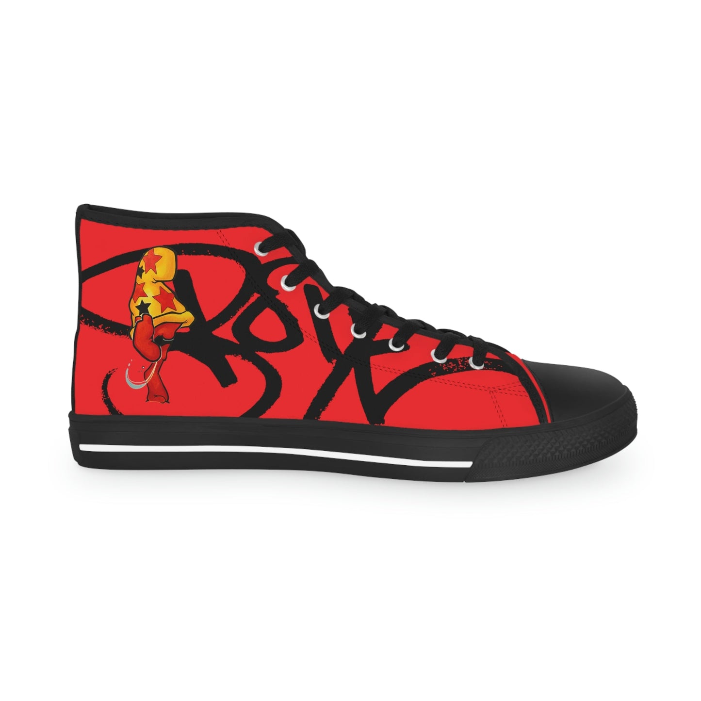 The "BODE CANVAS" Hi-Top Red #1