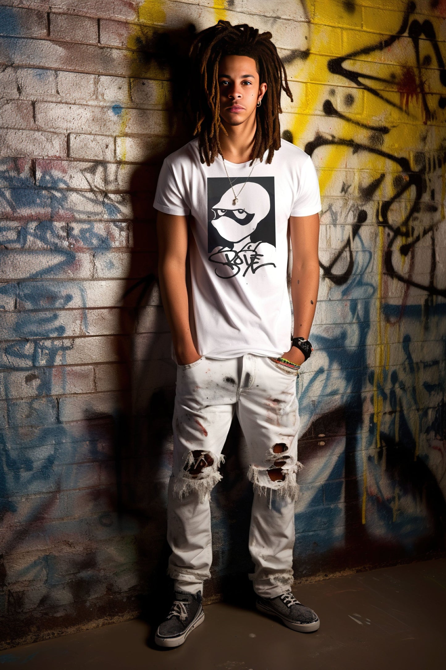 Bode Cobalt 60 Limited Edition Tee White