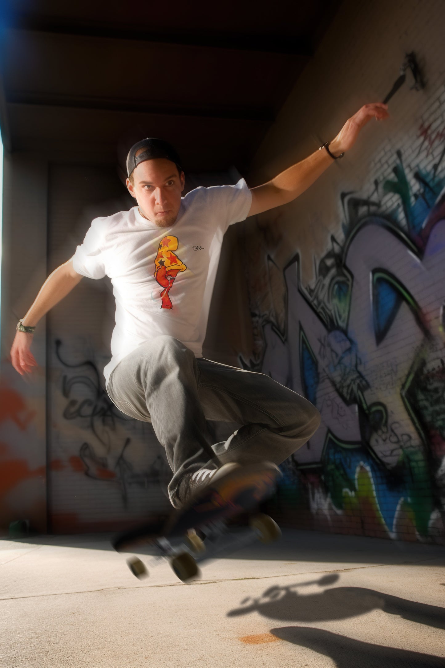Bode Creed "Classic Cheech Drawing" Limited Edition Tee White