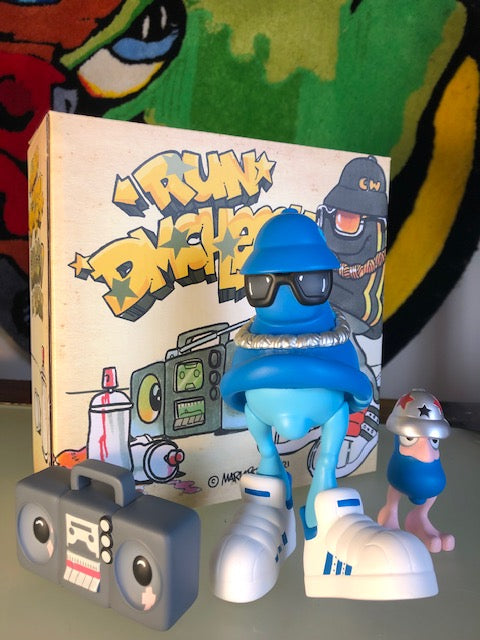 RUN DMCHEECH vinyl toy - blue  SOLD OUT