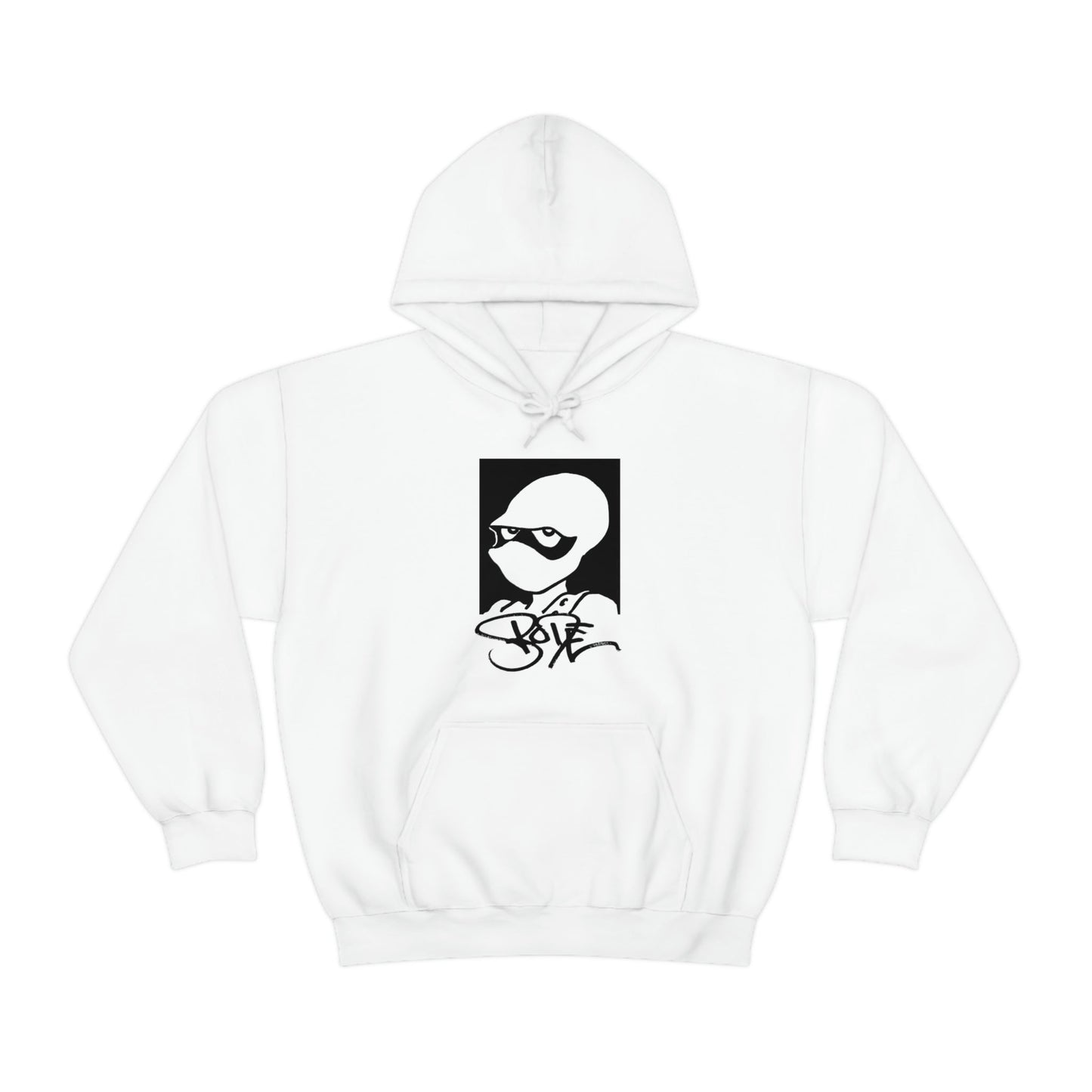 Bode Cobalt 60 Limited Edition Double-Sided Hoodie White