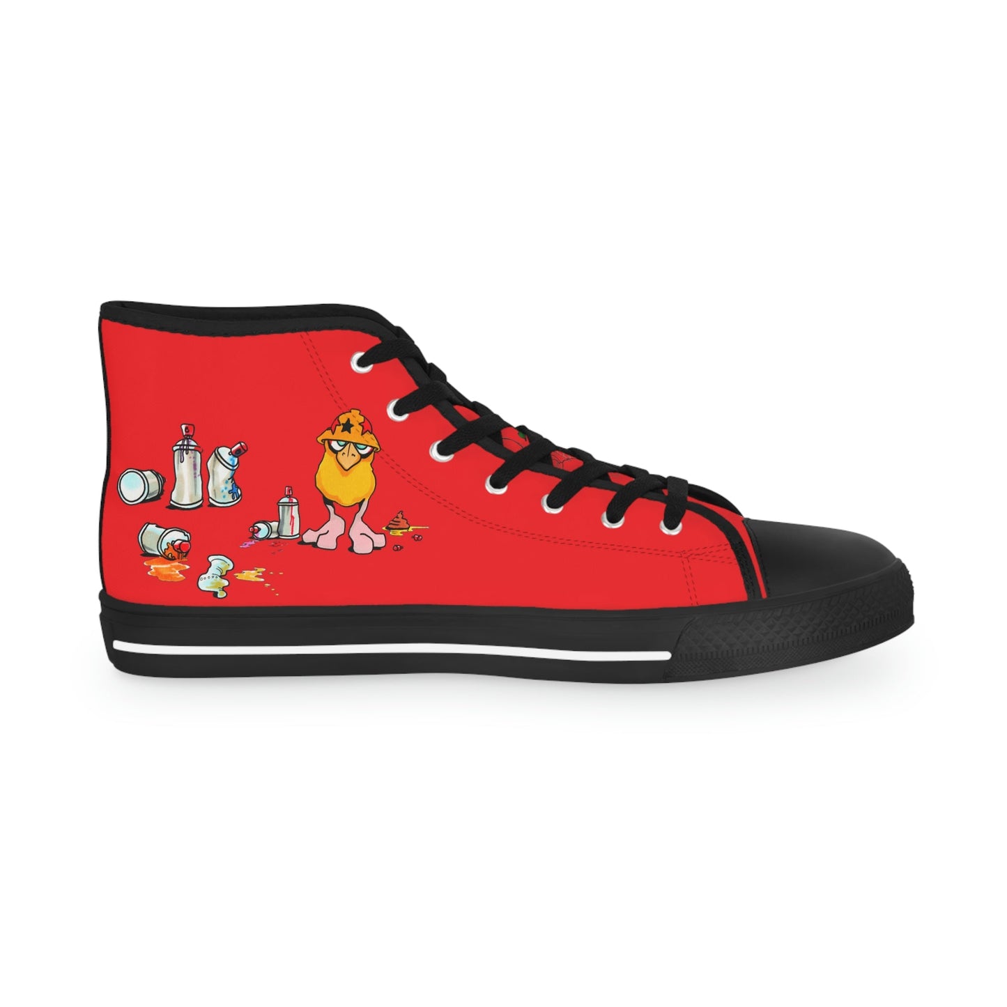 The "BODE CANVAS" Hi-Top Red #1