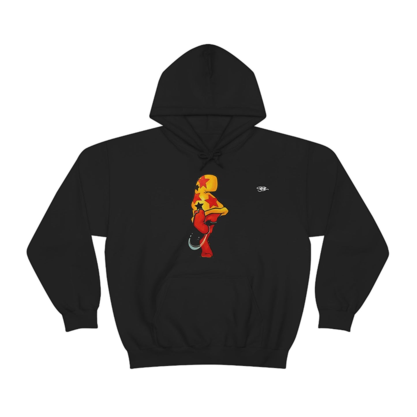 Bode Creed "Classic Cheech Drawing" Limited Edition 2-Sided Hoodie Black