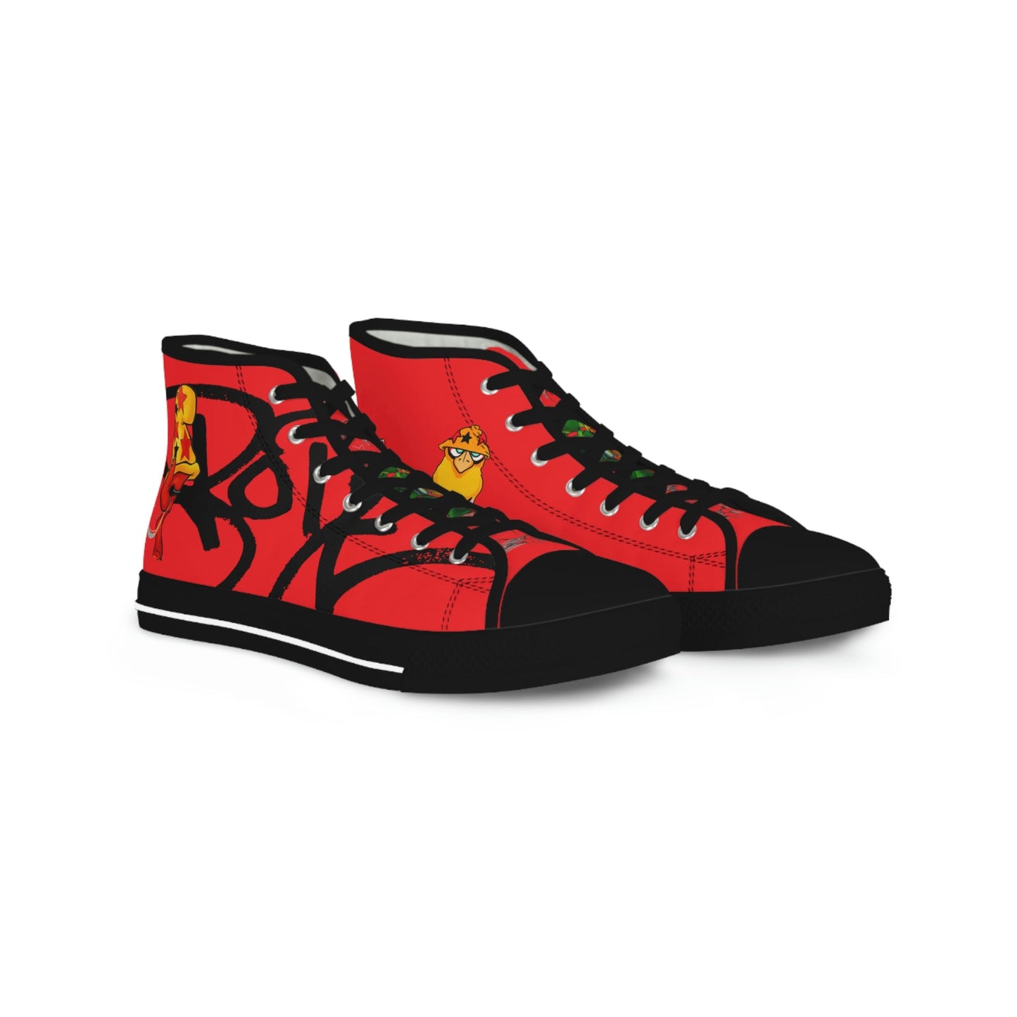 The "BODE CANVAS" Hi-Top Red #1